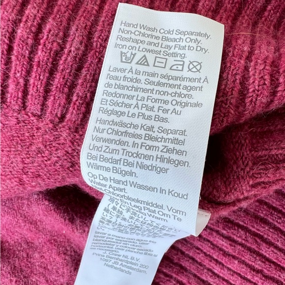 J.CREW Cranberry polo Collared V-Neck Sweater - Picture 8 of 9